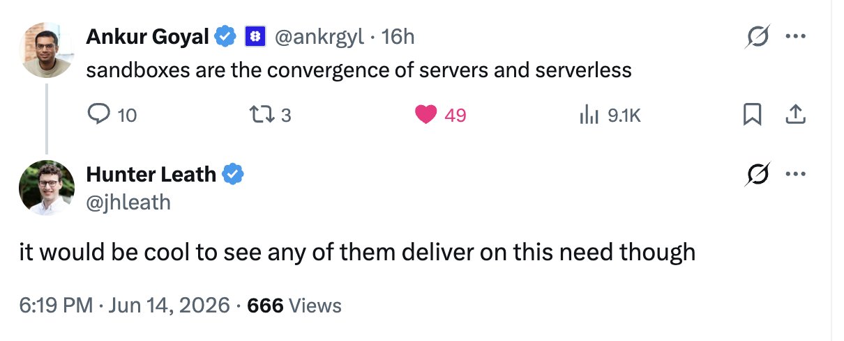 Where are the serverless sandboxes?